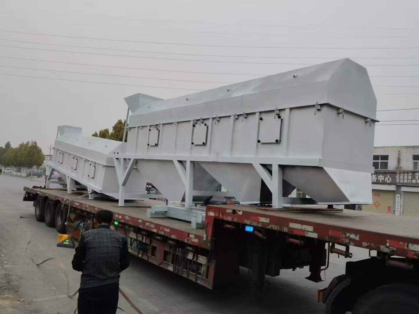 一批重型滚筒筛顺利发货 助力安徽砂石生产线高效分级